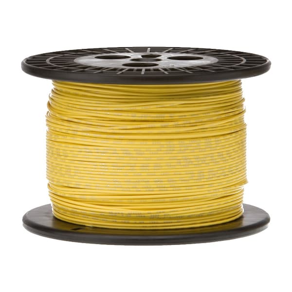 Primary Wire, Hook Up; GPT, 16 AWG, 1C C, Yellow, PVC, Stranded, 60V, 250 ft.